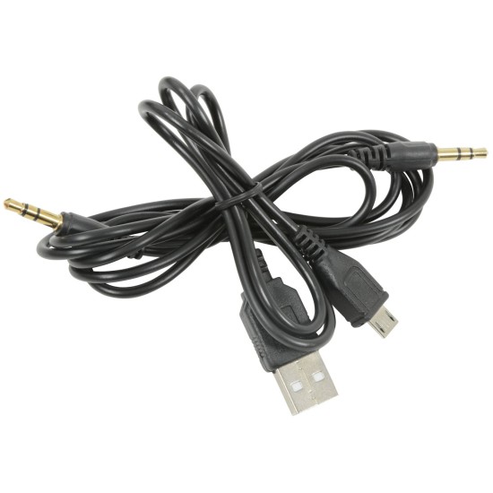 Cuffie Wireless Bluetooth Nere con Microfono e Bass Dinamico