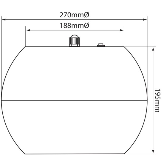 Diffusore a Sospensione 16.5cm (6.5