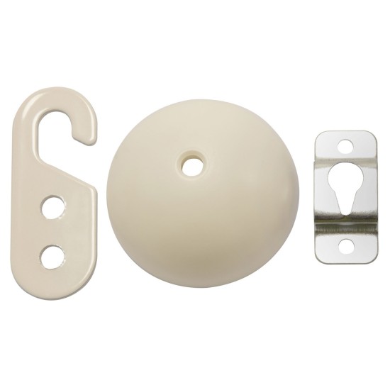 Diffusore a Sospensione Bianco da 12,5 cm per Soffitti Alti