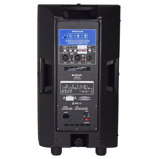 Diffusore Attivo CAB-12L BT Link 300W con Connessione Wireless e Amplificatore Digitale