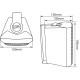Diffusore da Incasso BC4V-W 100V 4'' Bianco per Interni