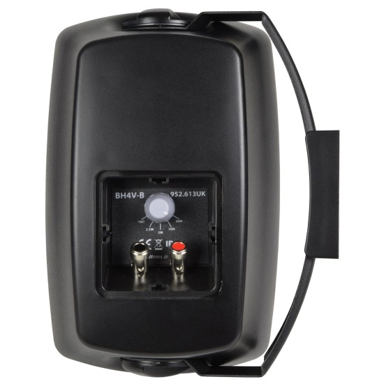 Diffusore da Parete BH4V-B 100V IP44 Nero per Audio di Fondo