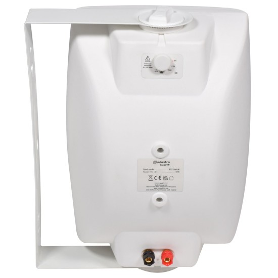 Diffusore da Parete BM6V - Bianco, Cassa Acustica per Sistemi PA e Musica di Sottofondo