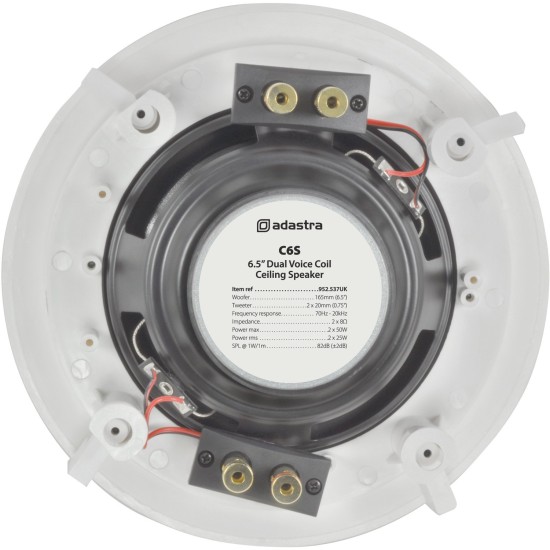 Diffusore da Soffitto con Doppia Bobina e Tweeter - Suono Stereo Ricco