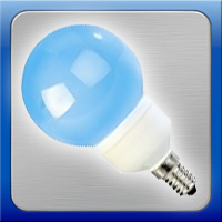 Lampadina Led E14 230V Colore Blu