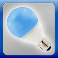 Lampadina Led E27 230V Colore BLU