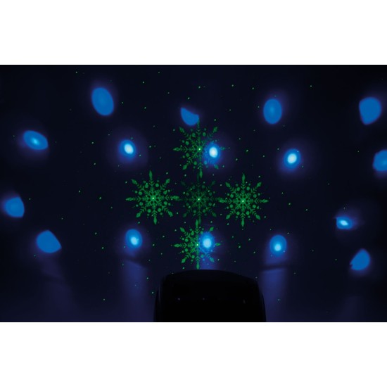 Effetto Luce 3-in-1 Butterfly: LED RGB e Laser per Spettacoli