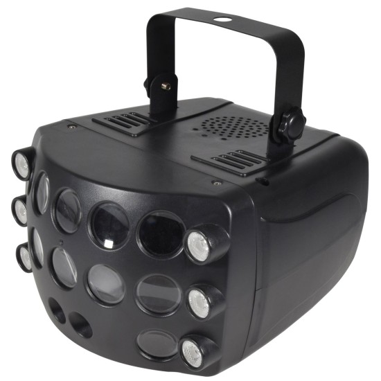 Effetto Luce 3-in-1 Butterfly: LED RGB e Laser per Spettacoli