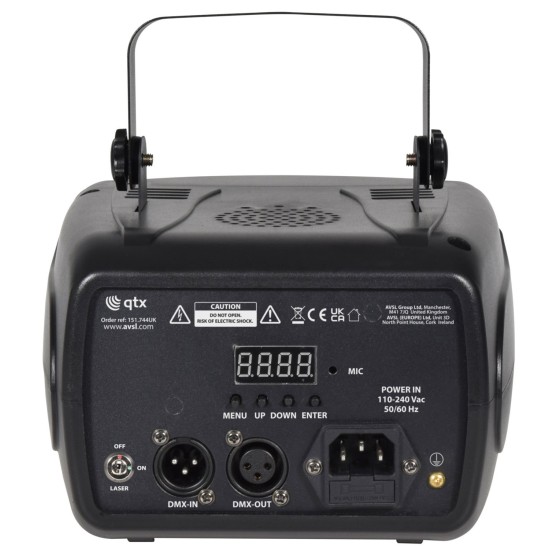 Effetto Luce 3-in-1 Butterfly: LED RGB e Laser per Spettacoli