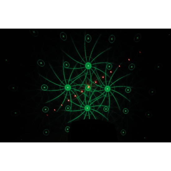 Effetto Luce 3-in-1 Butterfly: LED RGB e Laser per Spettacoli