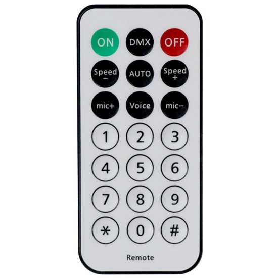 Effetto Luce LED da Tavolo con GOBOs per Feste e Piccoli Eventi