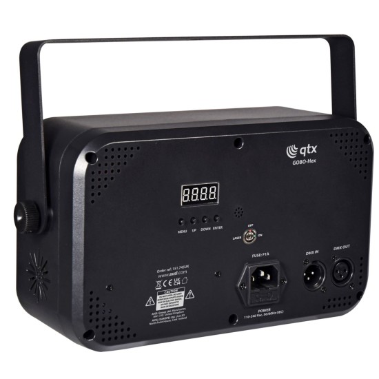 Effetto Luce LED GOBO 6in1: Illuminazione Scenografica Completa per Eventi