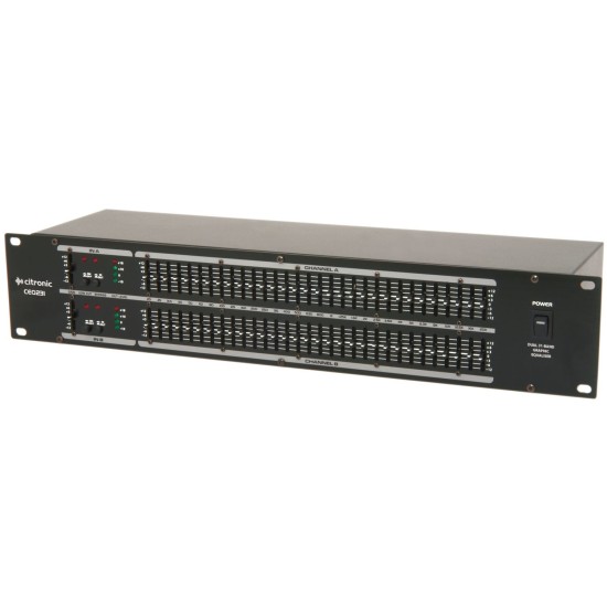 Equalizzatore Grafico Professionale CEQ231 a Doppio Canale con 31 Bande per Rack 19