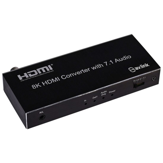 Estrattore Audio HDMI 8K: Convertitore Audio Digitale e Analogico per PC e Consolle