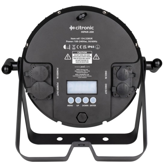 Faretto LED RGBLA da 200W Impermeabile con UV per Eventi Interni ed Esterni