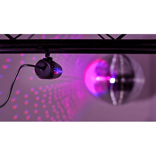 Faretto LED RGBW 10W: Illuminazione Scenografica Compatta per Eventi e Locali