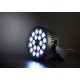 Faro LED 18 x 12W RGBWA+UV Silent PAR Can per Effetti Luce Silenziosi