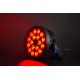 Faro LED 18 x 12W RGBWA+UV Silent PAR Can per Effetti Luce Silenziosi