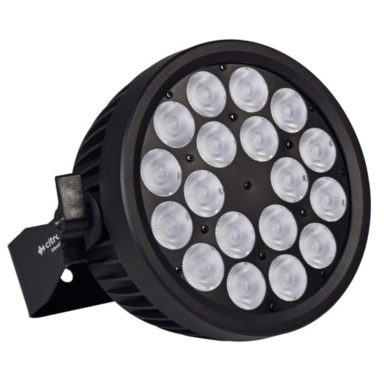 Faro LED 18 x 12W RGBWA+UV Silent PAR Can per Effetti Luce Silenziosi