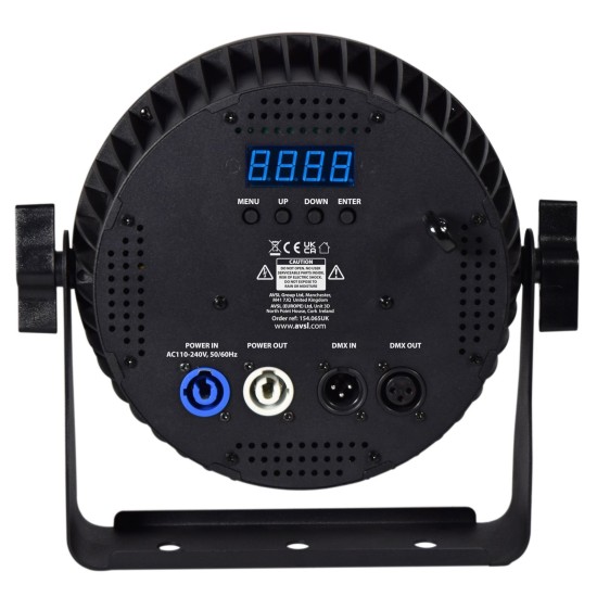 Faro LED 18 x 12W RGBWA+UV Silent PAR Can per Effetti Luce Silenziosi