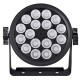 Faro LED 18 x 12W RGBWA+UV Silent PAR Can per Effetti Luce Silenziosi