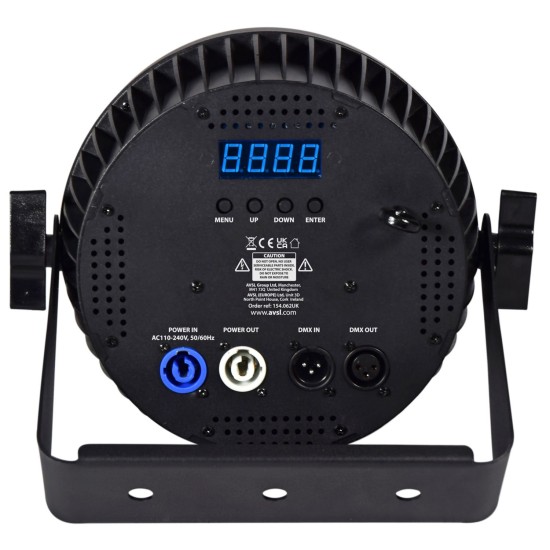 Faro Silent PAR LED RGBW 180W con Funzionamento Silenzioso