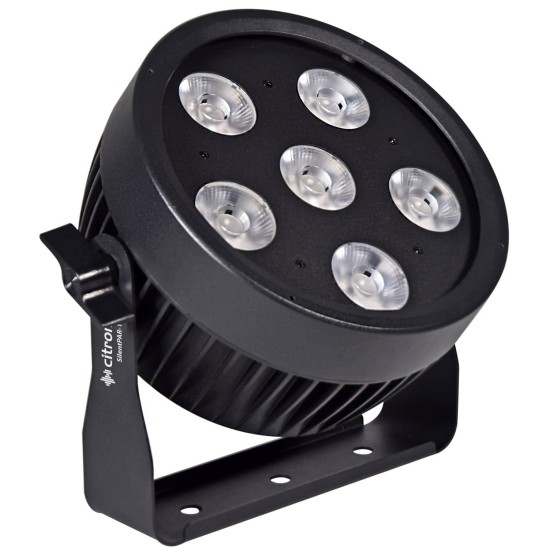 Faro Silent PAR LED RGBW 180W con Funzionamento Silenzioso