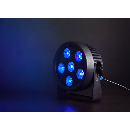 Faro Silent PAR LED RGBW 180W con Funzionamento Silenzioso