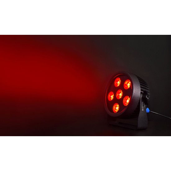 Faro Silent PAR LED RGBW 180W con Funzionamento Silenzioso
