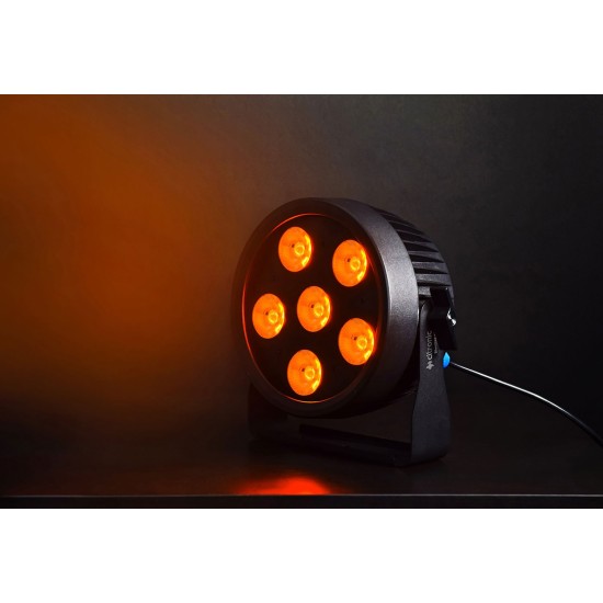 Faro Silent PAR LED RGBW 180W con Funzionamento Silenzioso