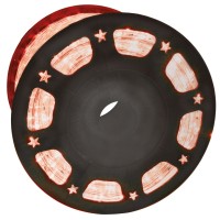 Fune Luminosa LED Rossa 50m per Interni ed Esterni - Effetto Luce Professionale