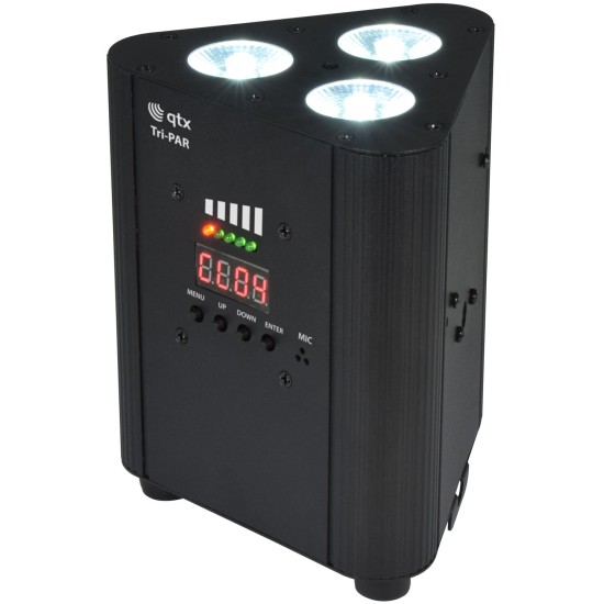 Illuminatore Ricaricabile Triplo PAR per Eventi con Batteria Integrata