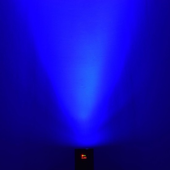 Illuminatore Ricaricabile Triplo PAR per Eventi con Batteria Integrata