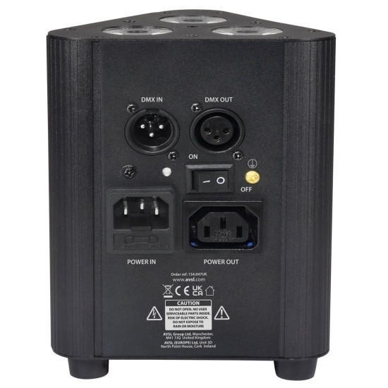 Illuminatore Ricaricabile Triplo PAR per Eventi con Batteria Integrata