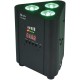 Illuminatore Ricaricabile Triplo PAR per Eventi con Batteria Integrata