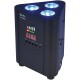 Illuminatore Ricaricabile Triplo PAR per Eventi con Batteria Integrata