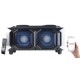 Impianto audio per karaoke con Bluetooth USB Slot SD MP3 Radio luce LED Ingressi Microfono Impianto audio per karaoke con Bluetooth USB Slot SD MP3 Radio luce LED Ingressi Microfono
