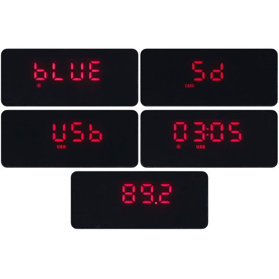 Impianto audio per karaoke con Bluetooth USB Slot SD MP3 Radio luce LED Ingressi Microfono Impianto audio per karaoke con Bluetooth USB Slot SD MP3 Radio luce LED Ingressi Microfono