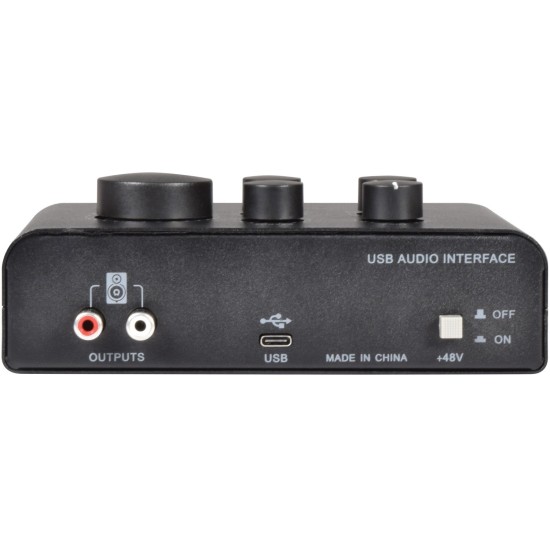 Interfaccia Audio USB per Studio: 2 Microfoni + 1 Strumento