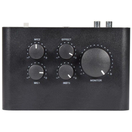 Interfaccia Audio USB per Studio: 2 Microfoni + 1 Strumento