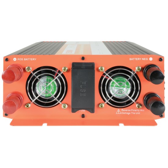 Inverter a Onda Sinusoidale Modificata 24Vdc 1500W per Camper e Emergenze