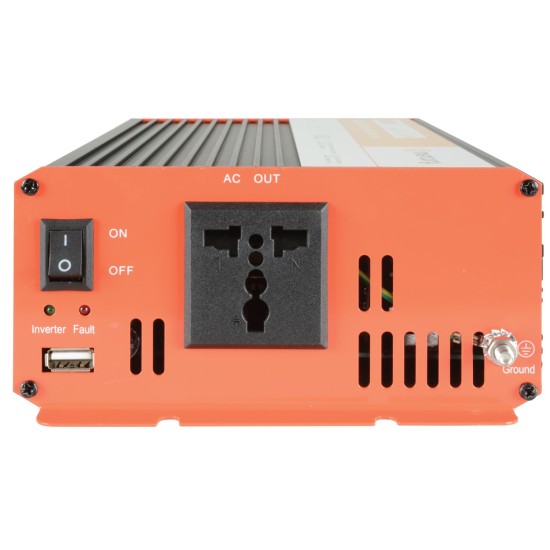 Inverter a Onda Sinusoidale Pura 600W 12Vdc per Uso Professionale e Domestico