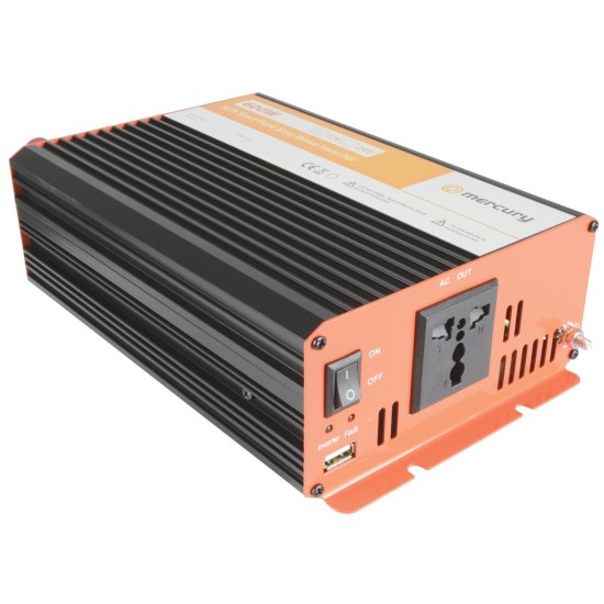 Inverter a Onda Sinusoidale Pura 600W 12Vdc per Uso Professionale e Domestico