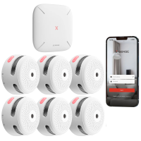 Kit Rilevatori Fumo & CO X-Sense Link+PRO con Hub RF e App