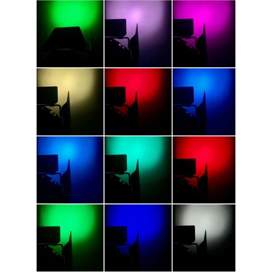 Luce da Palco Mini Fresnel Zoom 160W RGBW con Effetto Luce Professionale