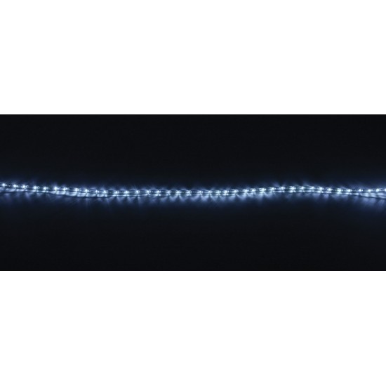 Luce LED a Corda Bianca Fredda 50m per Interni ed Esterni - Resistente alle Intemperie