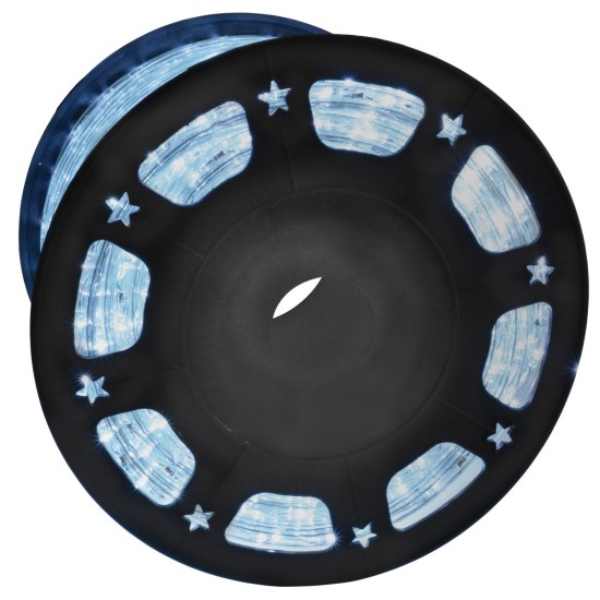 Luce LED a Corda Bianca Fredda 50m per Interni ed Esterni - Resistente alle Intemperie