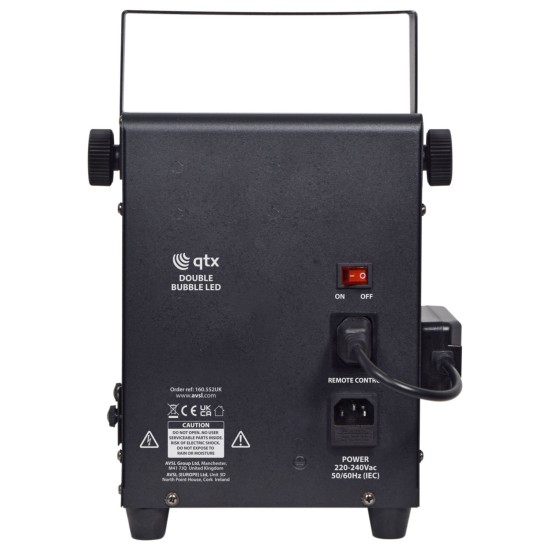 Macchina Bolle LED per Eventi con Effetto Luce - Double Bubble