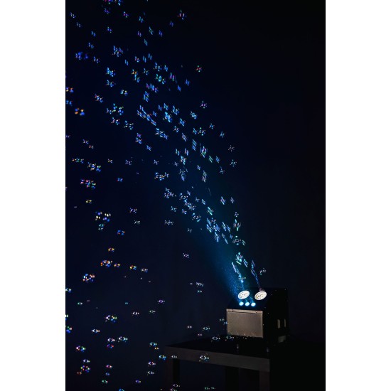 Macchina Bolle LED per Eventi con Effetto Luce - Double Bubble