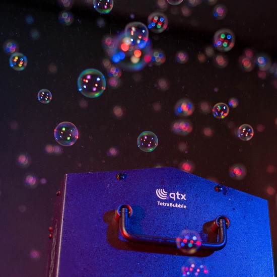 Macchina Bolle Professionale a 4 Ruote Tetra Bubble: Flusso Potente e Design Innovativo